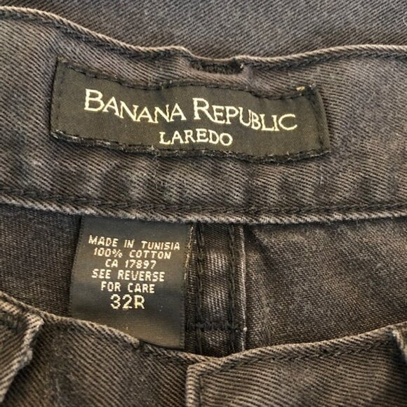 Banana Republic Laredo Mens Black Jeans Size 32R - Picture 10 of 10